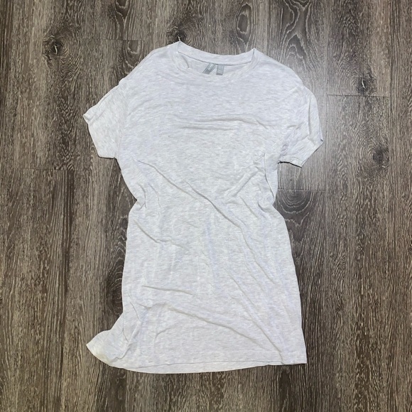 ASOS light grey oversized T shirt dress, size 6 - Picture 4 of 5